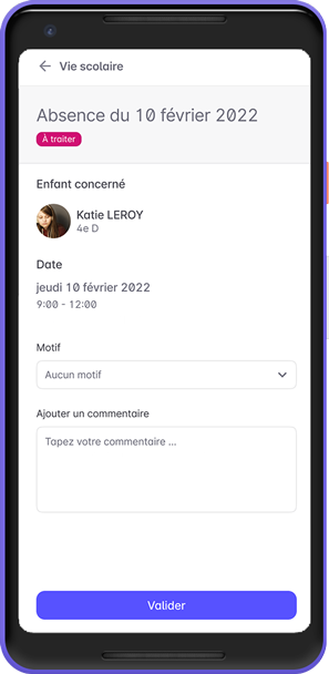 absences vie scolaire skolengo application mobile