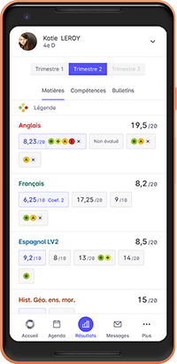 Application mobile Skolengo